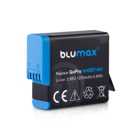 Батерия за GoPro Hero 5 Hero 6 Hero 7 Hero 8 - 3.85V AHDBT-801