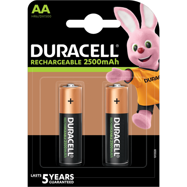Акумулаторни батерии АА Duracell AA - 2500 mAh - 1.2V
