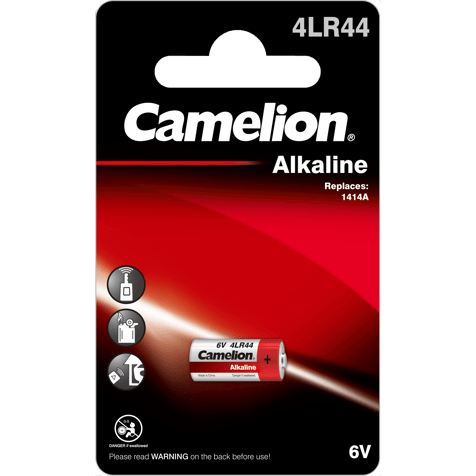 Алкална батерия 4LR44 Camelion 4LR44 - 6V