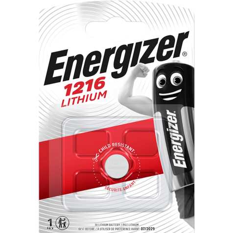 Energizer ECR1216 CR1216 3V lithium battery