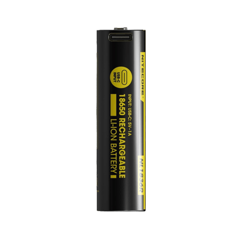 Литиево-йонна батерия 18650 Nitecore - 3.6V 3600mAh USB-C Rechargeable