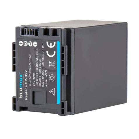 Батерия за видеокамера Canon BP-827 Wireless 2400mAh