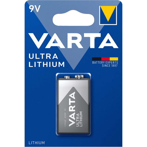 Varta Lithium 9V 1200 mAh Battery