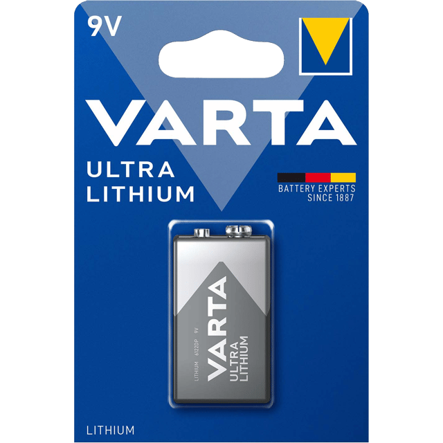 Литиева батерия 9V Varta Lithium 9V 1200 mAh