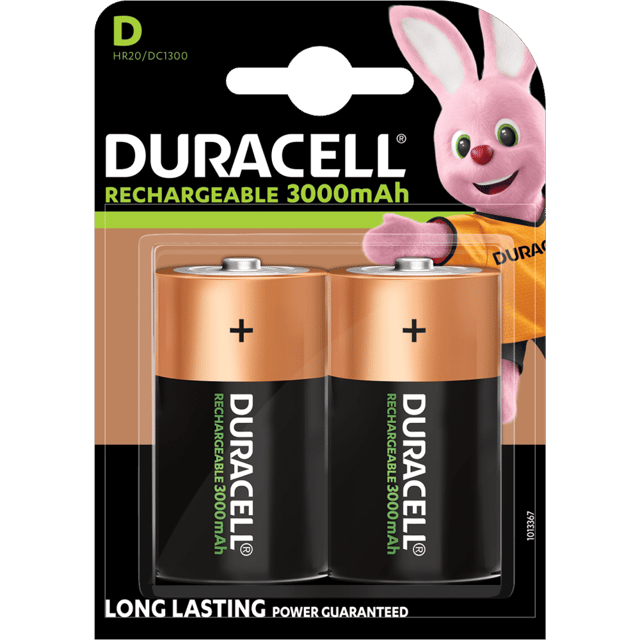 Акумулаторни батерии D Duracell D - 3000 mAh - 1.2V