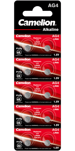 Алкални батерии AG4 Camelion - LR626 - 377 - 177