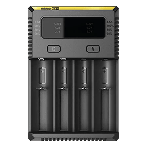 Универсално зарядно за 4 акумулаторни батерии Ni-Mh - Li-Ion 18650 Nitecore NEW i4