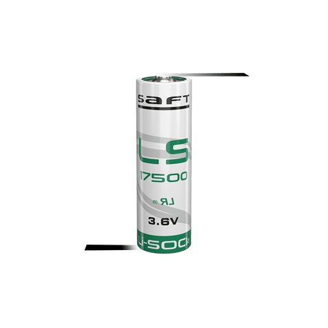 SAFT LS17500 Battery 3.6V 3600 mAh Z-plate