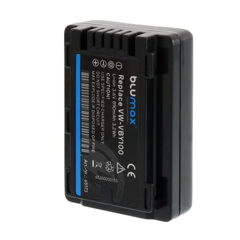 Батерия за видеокамера Panasonic VW-VBY100 - 890 mAh