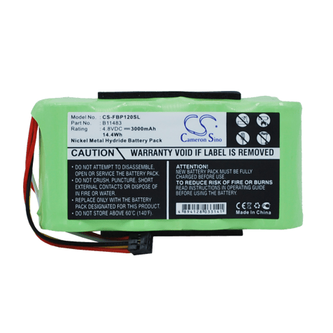 Battery for Fluke Scope Meter BP123 B11483 - 4.8V 3000 mAh