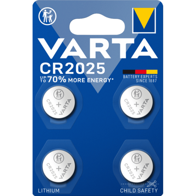Литиеви батерии CR2025 Varta CR2025 - 3V 4 батерии