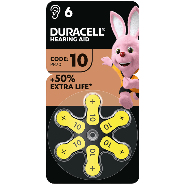Батерии за слухов апарат 10 Hearing Aid Duracell