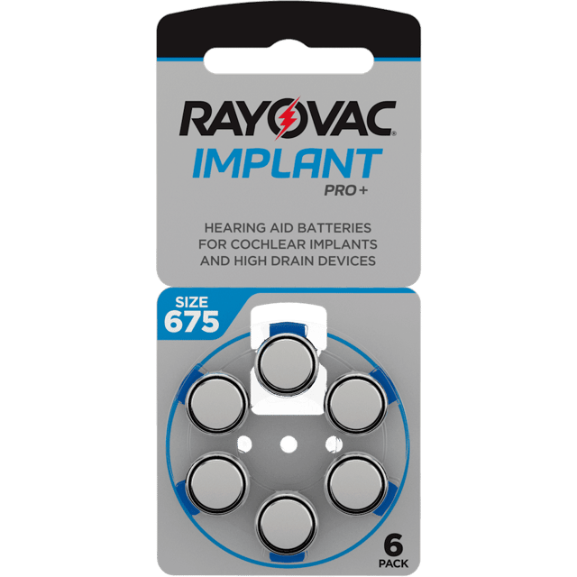 Батерии за слухов апарат 675 Impalnt Pro+ Rayovac