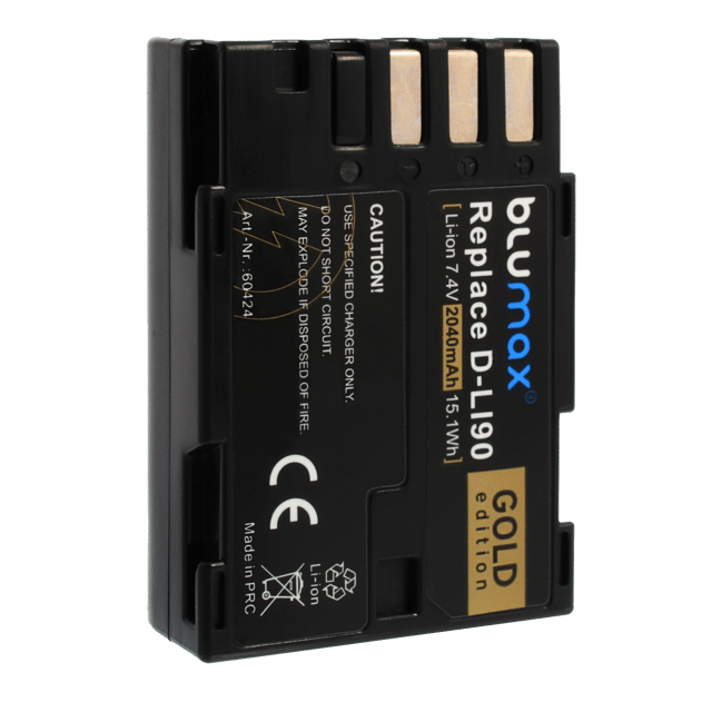 Батерия за фотоапарат Pentax D-Li90 2040 mAh