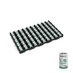 50 батерии 14250 Saft LS 14250 3.6V 1/2AA - 1200 mAh