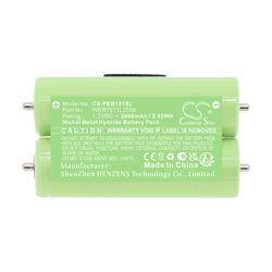 2 Batteries for Panasonic WER154L2504 WER160L2504 - 2 * 1.2V