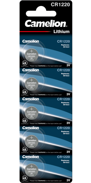 Литиеви батерии CR1220 Camelion CR1220 - 3V