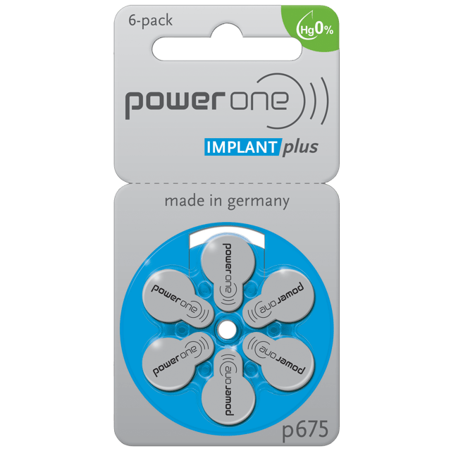 Батерии за кохлеарни импланти 675 Impalnt Pro+ PowerOne