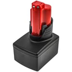 Батерия за винтоверт Milwaukee M12 C12 BX M12 B2 - 12V 6000 mAh