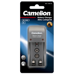 CAMELION Charger for 2 AA/AAA Rechargeable Batteries or 1 9V Battery