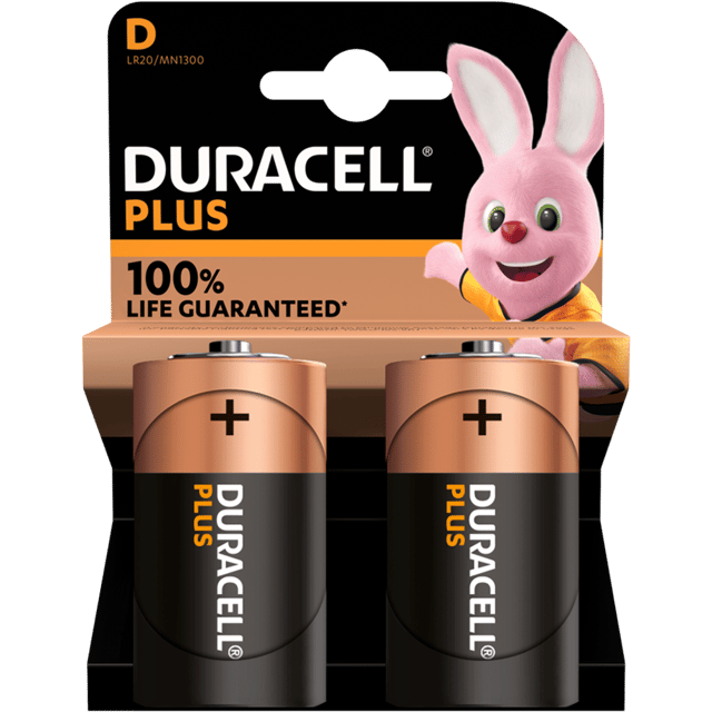 Алкални батерии LR20 - D - Duracell Plus Power MN1300 D