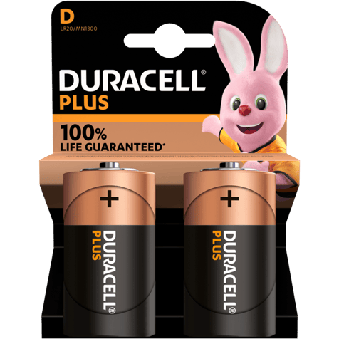 Алкални батерии LR20 - D - Duracell Plus Power MN1300 D
