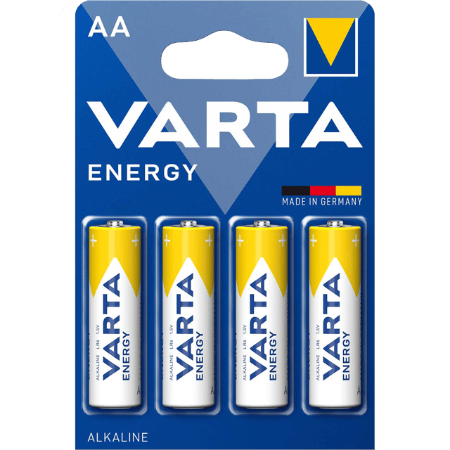 Алкални батерии АА Varta Energy AA