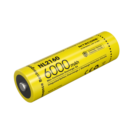 Nitecore 21700 Battery 3.7V 6000mAh with PCB