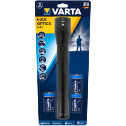 VARTA High Optics 5W LED Flashlight with 3 D Batteries
