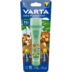 Varta Kids Children's Flashlight with 2 AA Batteries