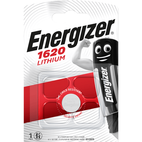 Литиева батерия CR1620 Energizer ECR1620 - 3V