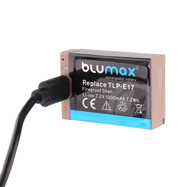 Батерия за видеокамера Canon LP-E17 + Type C 1000 mAh