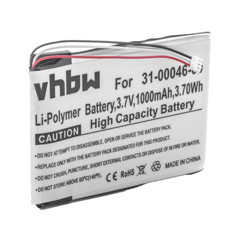 Батерия за навигация Garmin Nuvi 3400, 3450 - 3.7V, 1000 mAh