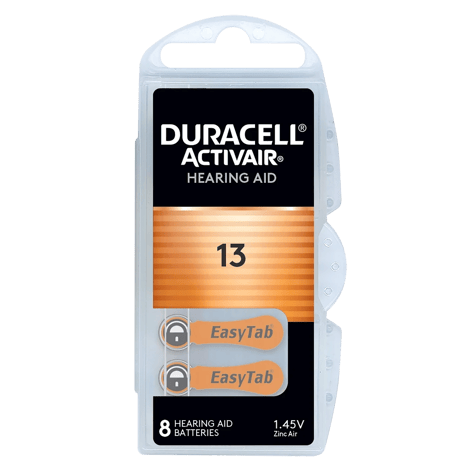 Duracell Active Air Hearing Aid Batteries 13