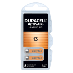 Duracell Active Air Hearing Aid Batteries 13