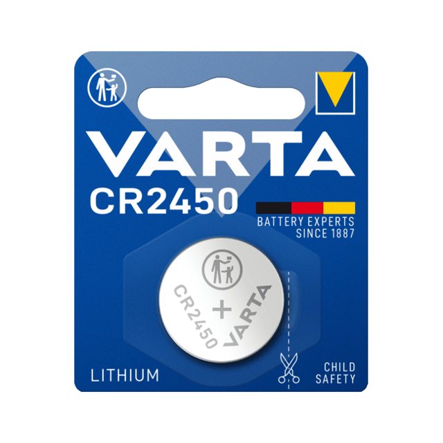 Литиева батерия CR2450 Varta CR2450 - 3V