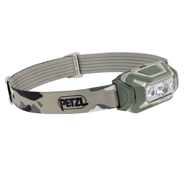 Фенер за глава Petzl ARIA 2 RGB  450 lm - камуфлаж