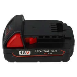 Power Tool battery for Milwaukee M18 XC - 18V 2.0 AH Li-Ion