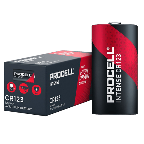 Литиеви батерии CR123A 3V Duracell Procell 10B