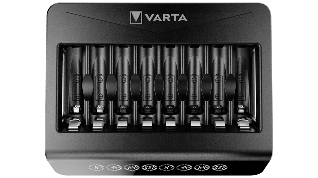 Мулти LCD зарядно за акумулаторни батерии VARTA за 8 батерии АА или ААА