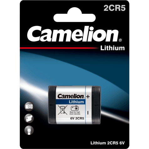 Lithium Battery 2CR5 6V Camelion