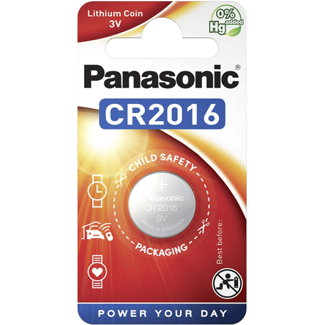 Литиева батерия CR2016 Panasonic CR2016 - 3V