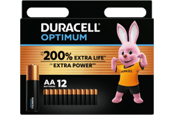 Alkaline Batteries AA Duracell Optimum MX1500 AA - 12 pcs