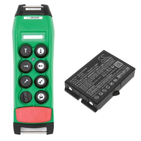 Battery for IKUSI BT06K 2303692 - 4.8V 750 mAh