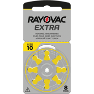 8 Батерии за слухов апарат 10 Extra Advance - Rayovac