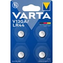 Алкални батерии LR44 Varta V13GA LR44 AG13 - 1.5V - 4 броя