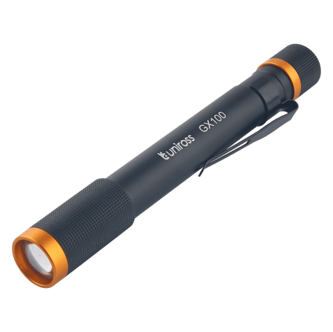 UNIROSS GX100 Flashlight with 2 AAA Batteries