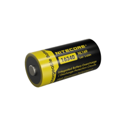 Rechargeable Battery CR123A Nitecore 16340 RCR123A 950 mAh 3.6V