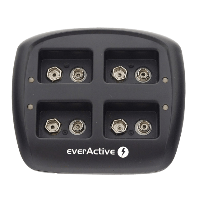 Зарядно за 4 акумулаторни батерии 9V EverActive
