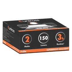 Uniross Rechargeable Headlamp 150 lm